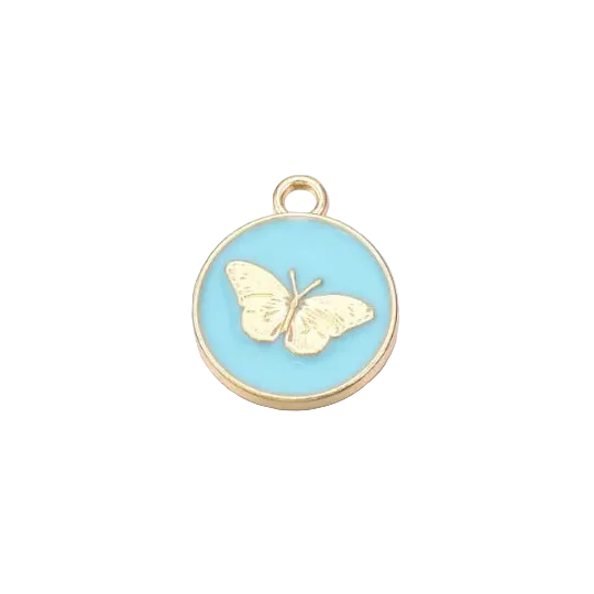 Enamel Butterfly Charm