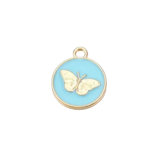 Enamel Butterfly Charm