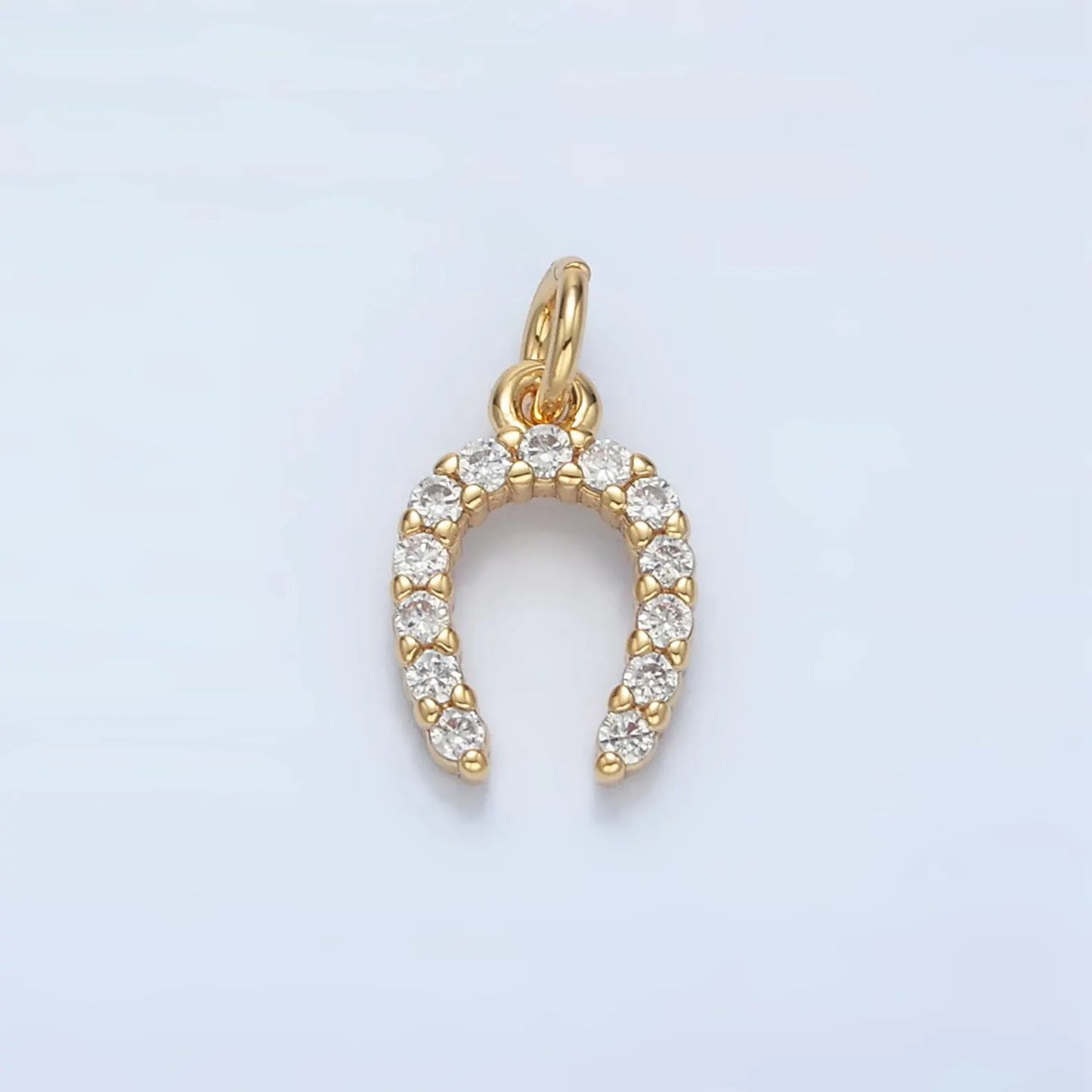 Gold and Silver Star-Studded Horseshoe