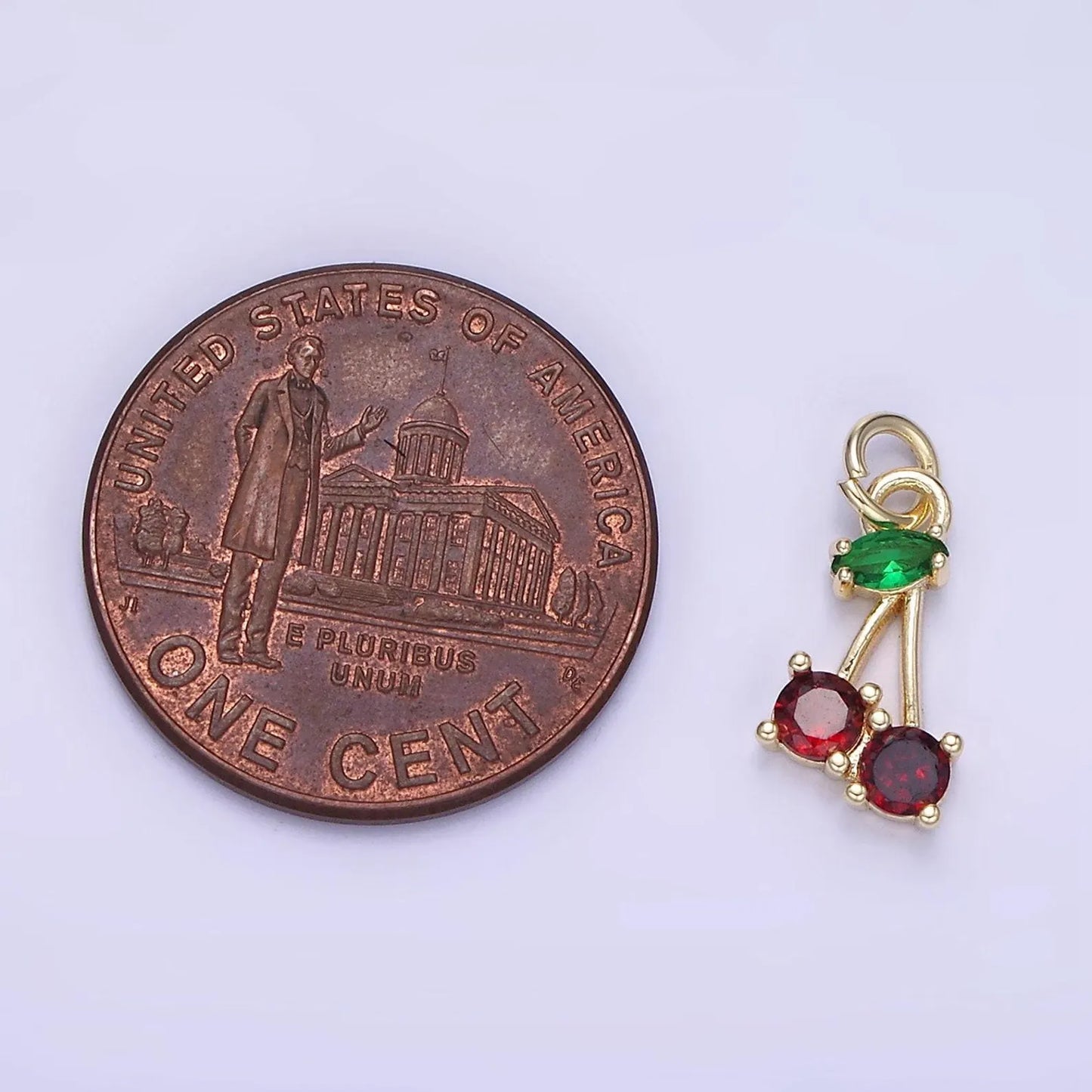 Gold Cherry Bomb Charm