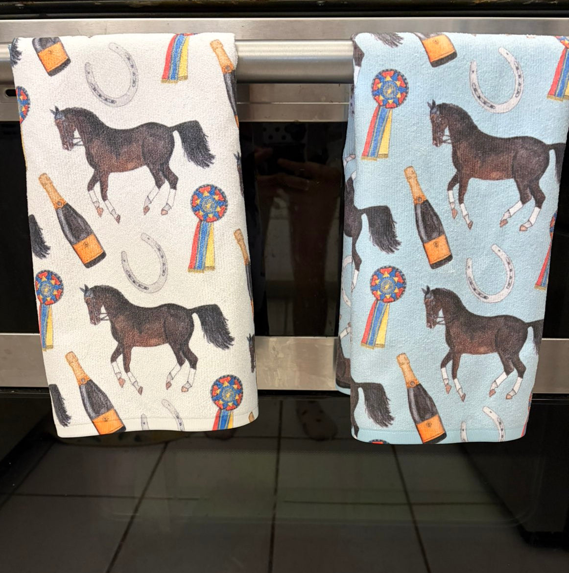 "Show Day" 25x15 Patterned Towel