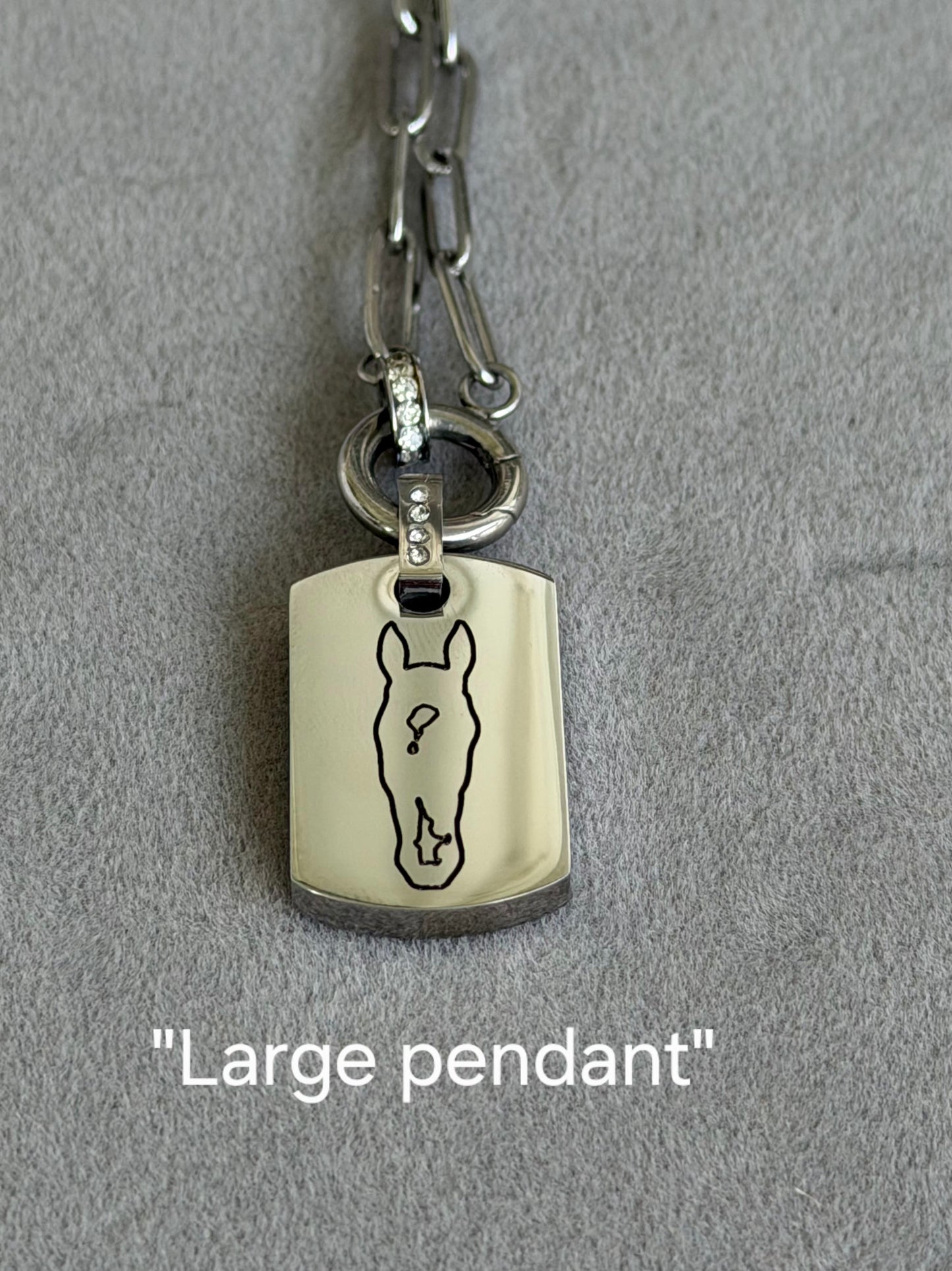 Custom Horse-Marking Necklace