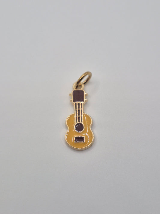 Gold Guitar Charm