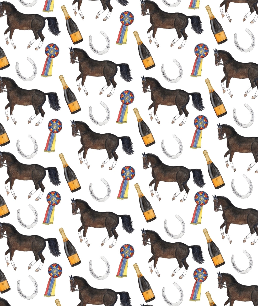 "Show Day" 50x60 Patterned Blanket