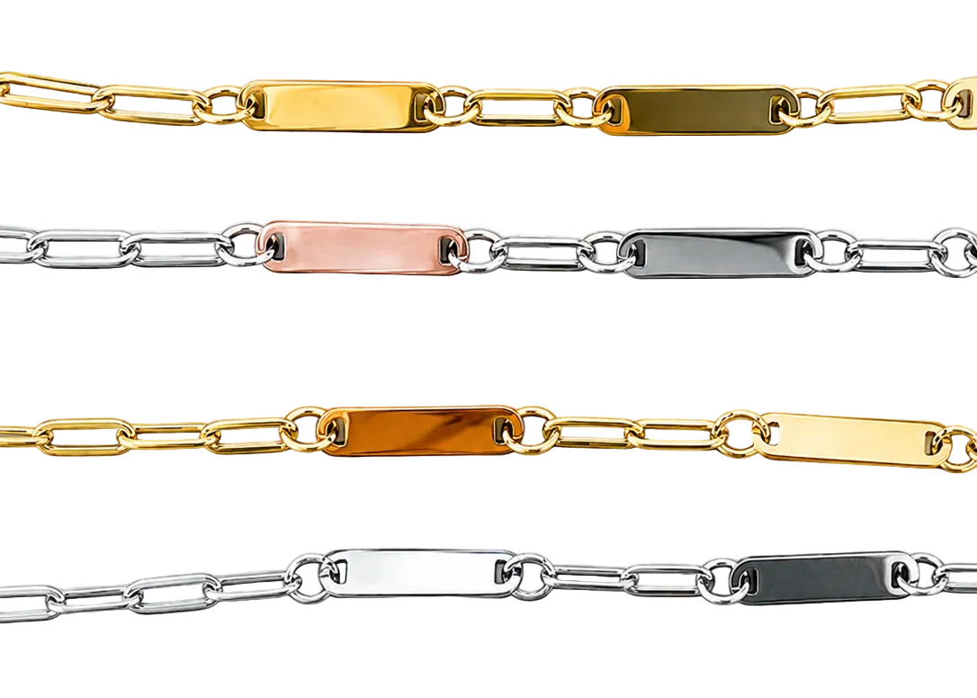 Engraveable Two Bar Bracelet