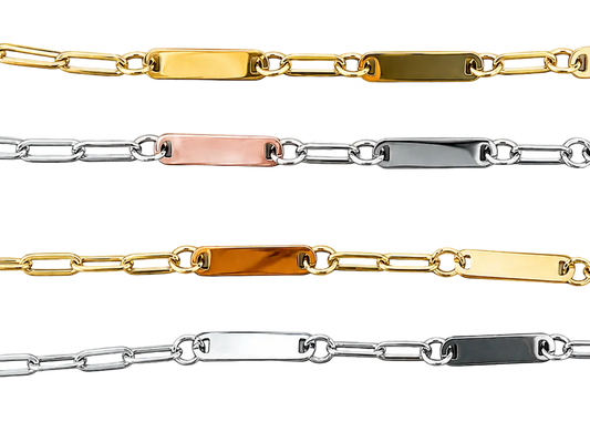 Engraveable Three Bar Bracelet